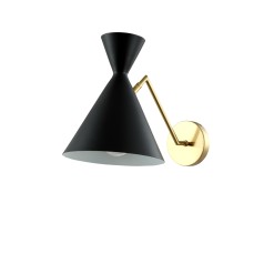 Бра Crystal Lux JOVEN AP1 GOLD/BLACK JOVEN