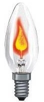 Лампочка накаливания Flickering candle 53000