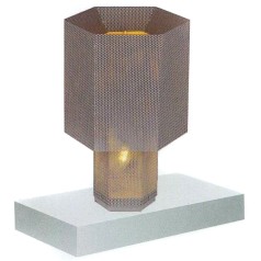 Интерьерная настольная лампа 130 KM0130P-1 silver