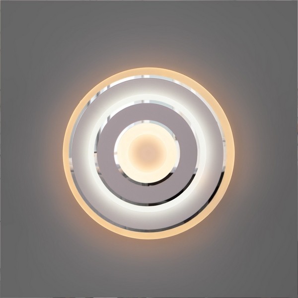 Настенный светильник Contorni 90185/1 белый/хром Eurosvet