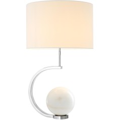 Интерьерная настольная лампа Table Lamp KM0762T-1 nickel