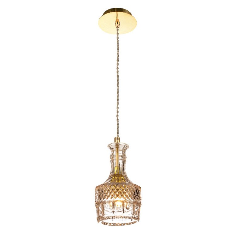 Золотой подвесной светильник Favourite 1858-1P Bottle