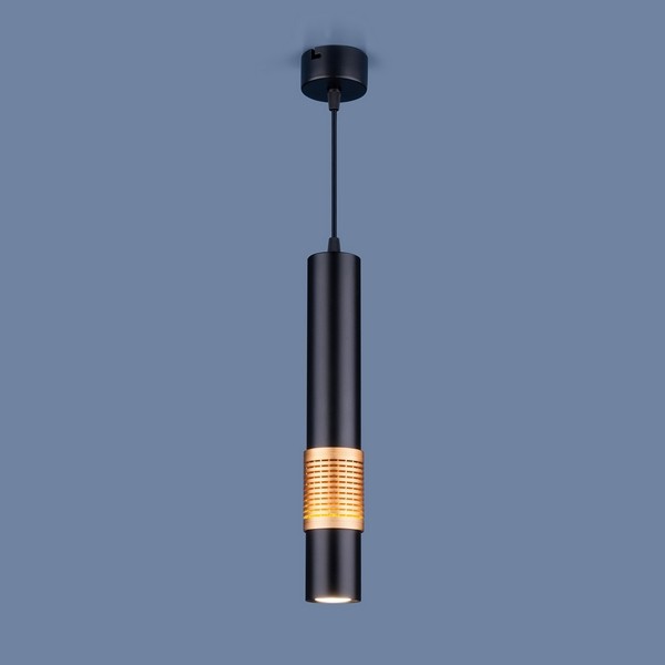 Подвесной светильник DLN001 DLN001 MR16 черный матовый/золото Elektrostandard